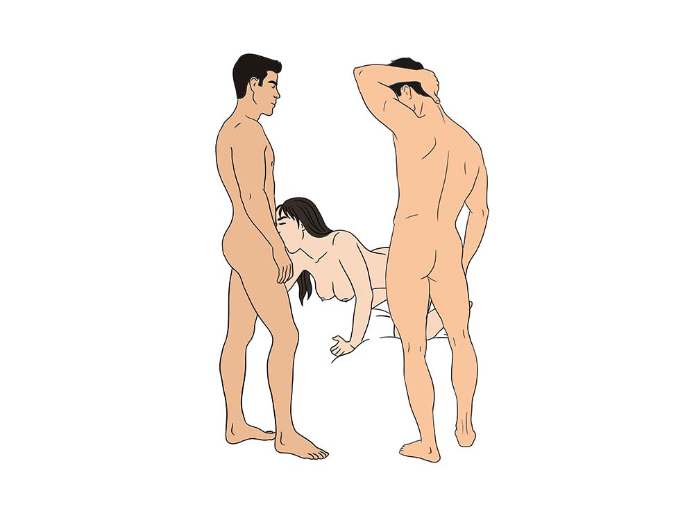 Porn flash sex positions for threesome